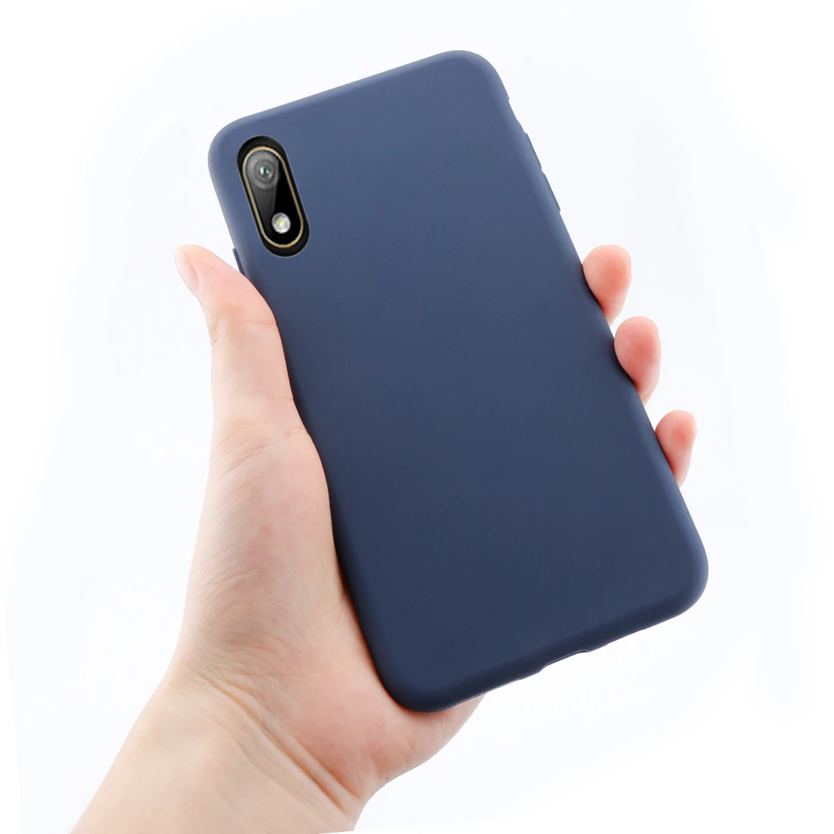 Для Huawei Y5 2019 Y6 мягкий силиконовый тонкий Матовый ТПУ чехол карамельного цвета для
