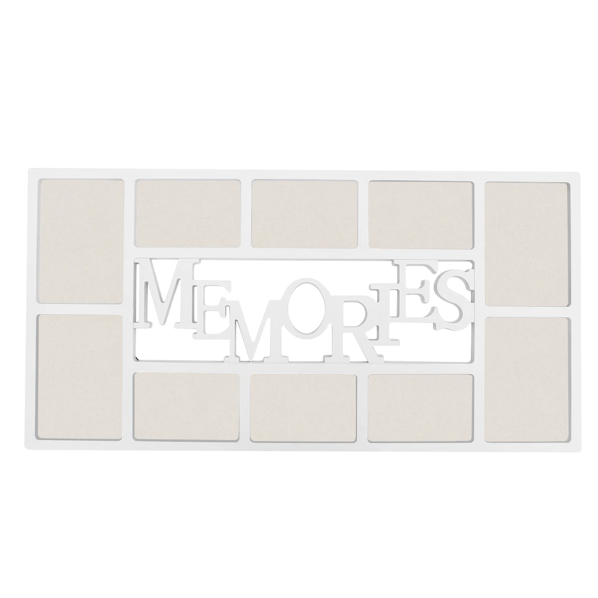 

1PCS Plastic Photo Frame Wall Hanging 10 Holes Creative Combinative Household Bedroom Living Room Photo Frame Gift Decor