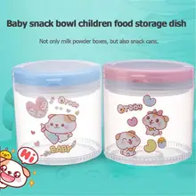 Мультяшная коробка для хранения еды, прозрачный контейнер, герметичные закуски, сухофрукты с крышкой, экологически чистые портативные влагостойкие коробки для хранения