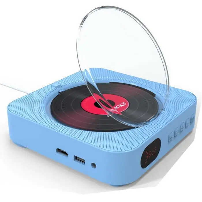 CD плеер настенный Bluetooth динамик обновленная версия с дистанционным HiFi Динамик USB