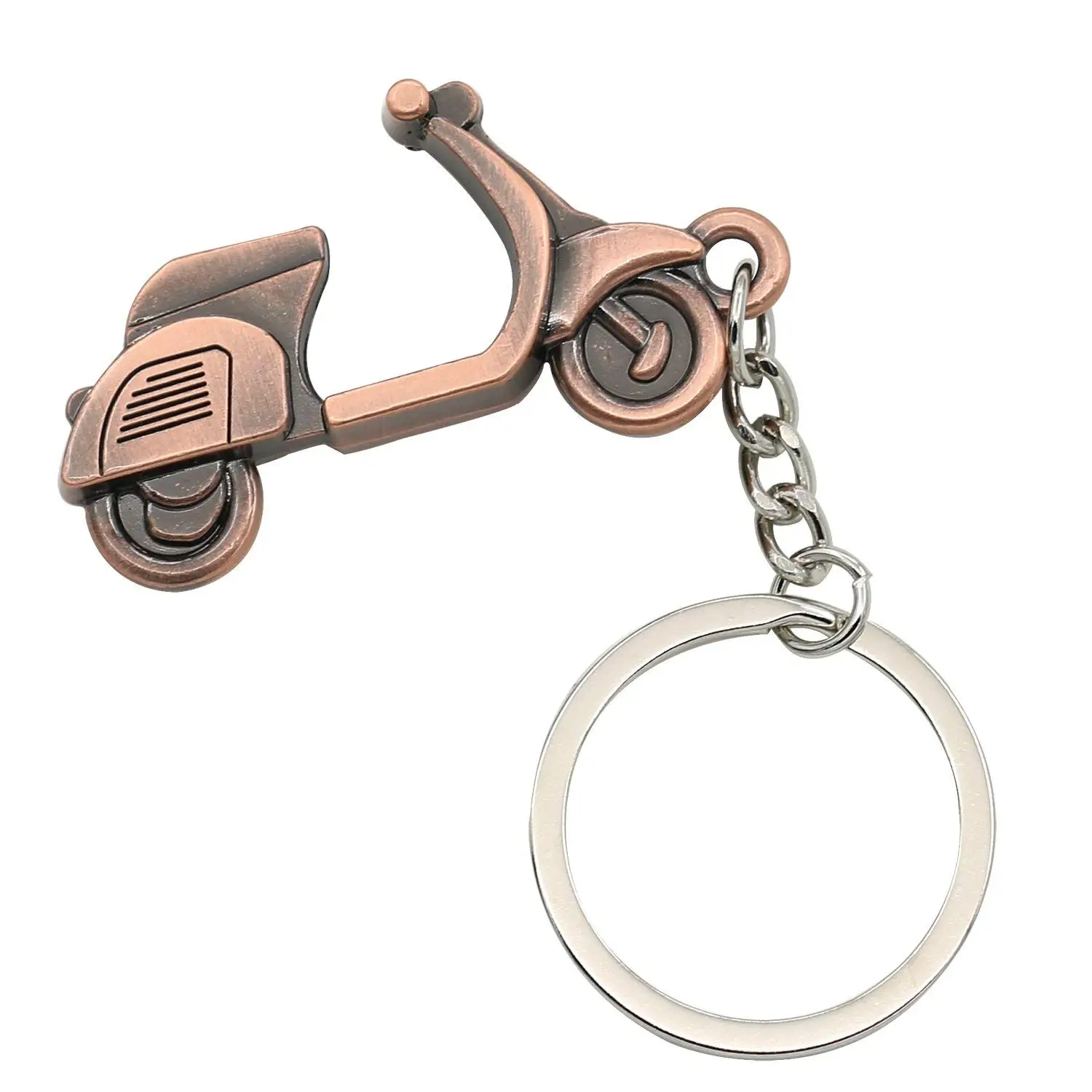 Men's Gift Motorcycle design Pendant Charm Key Chain Key Fob Key Ring