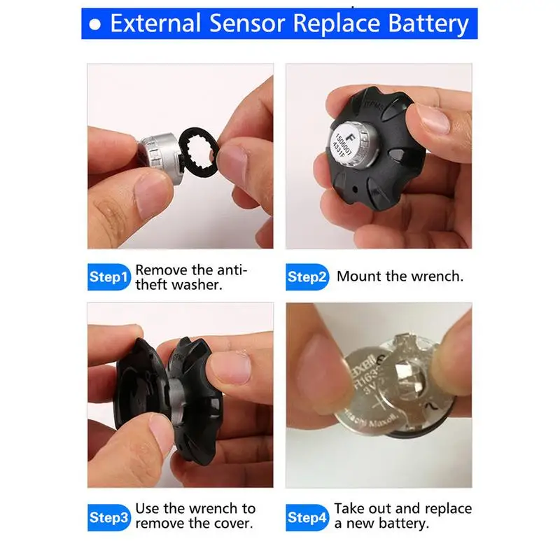 Профессиональная система контроля давления в шинах с датчиками TPMS для мотоцикла