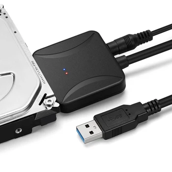

40CM USB 3.0 to Sata Adapter Converter Cable USB3.0 Cable Converter For Samsung Seagate WD 2.5 3.5 HDD SSD Adapter