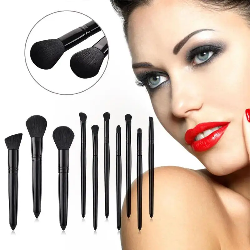 

10pcs/set Makeup Brushes Sets Kit Eyelash Lip Foundation Powder Eye Shadow Brow Eyeliner Cosmetic Make Up Brush Beauty Tool