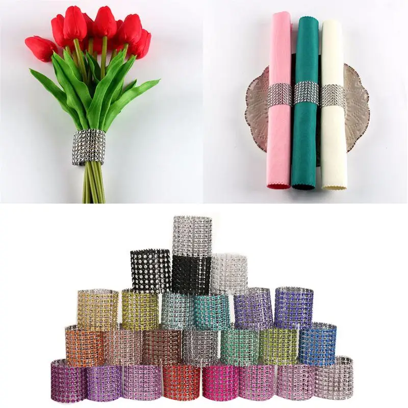 

10pcs Napkin Rings Rose Gold Plated Napkin Rings Wedding Table DIY Decorations Suit For Kids Birthday Party Baby Shower