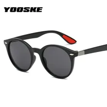 YOOSKE Классические поляризованные солнцезащитные очки для мужчин и женщин, круглые солнцезащитные очки для вождения, мужские очки UV400