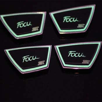 

My Good Car Car Luminous Inner Door Bowl Decoration Trim Cover Sticker for Ford Focus 3 4 Sedan Hatchback 2012 - 2017 Acc