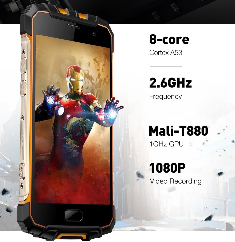 Ulefone Armor 2 4G Смартфон Android 7 0 5 дюймов Helio P25 Восьмиядерный 6 ГГц ГБ ОЗУ 64 Гб ПЗУ IP68