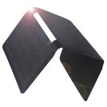 Soshine Solar Chargers 20W Solar Panel With Dual Usb Port Waterproof Foldable Chargers For Iphone / Ipad / Galaxy / Note And M