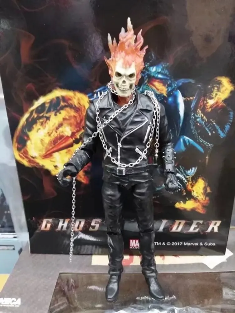 Marvel Ghost Rider Johnny Blaze фигурка игрушки Коллекционная модель куклы 23 см