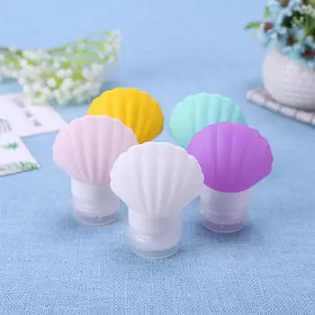 

1pc Cute Empty Travel Bottle Cute Shell Cosmetic Storage Bottle For Lotion Shampoo Bath Container Portable Bottle 40ml 90ml