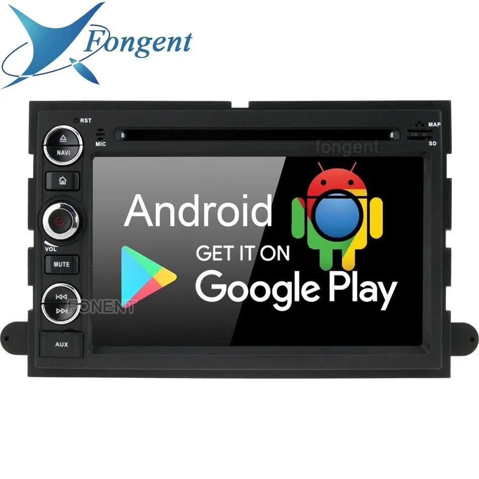 Android 9.0 Head Unit Car DVD Radio Multimedia Player For Ford Explorer Fusion Mustang Focus Edge Expedition Escape F150 GPS