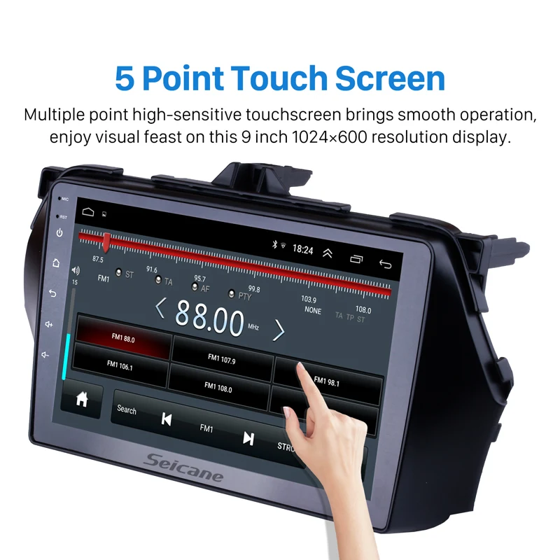 Seicane " Android 8,1 HD сенсорный экран головное устройство gps автомобильный радиоприёмник для Suzuki Alivio резервная Bluetooth Камера DVR Дистанционное управление