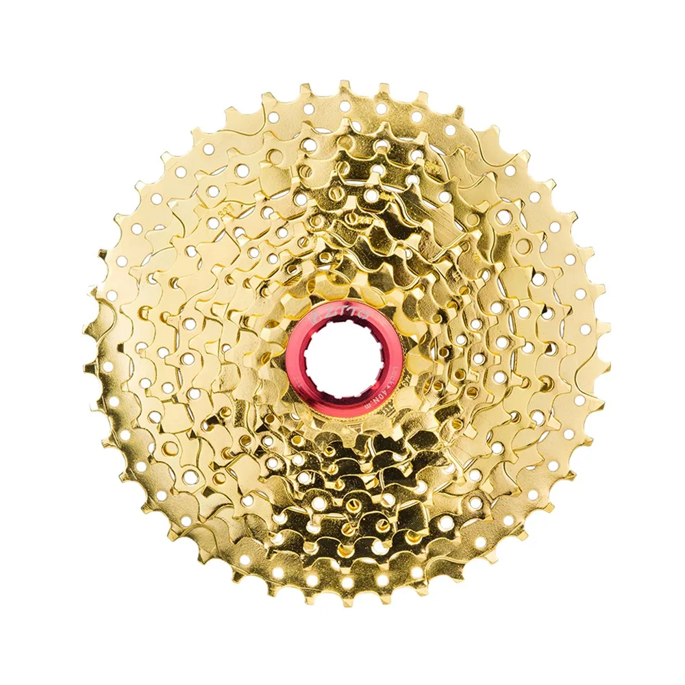 Горячие-Ztto 11-42T 10 скоростные широкого соотношения Mtb горный велосипед золотые кассетные звездочки для частей M6000 M610 M675 M780 K7