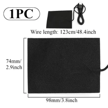 1 шт. USB электрическая куртка с подогревом грелки для улицы, теплые зимние грелки-жилетки для самостоятельного изготовления одежды с подогревом