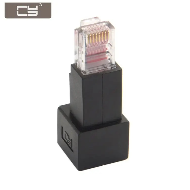 Zihan 8P8C Ftp Stp Utp Cat 5E Male To Female Lan Ethernet Network Extension  Left Right Up Down Angled 90 Degree