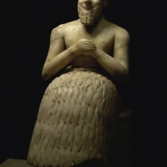 The Steward Ebih-il Mesopotamian Art Musee du Louvre Paris Poster Print (18 x 24) | Дом и сад