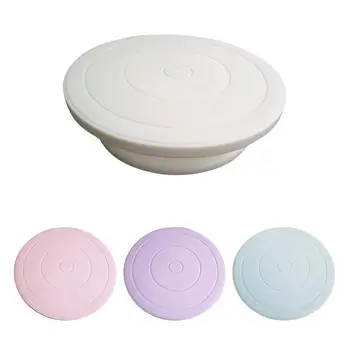 

4 Colors Available Cake Turntable Lightweight Revolving Stand DIY Rotating Decorating Table Cake Rotate Supplies