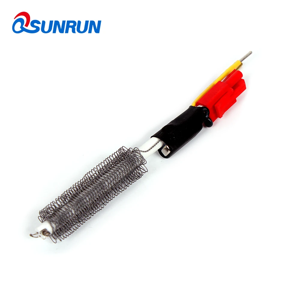 

SUNRUN Air gun heating element 750W Ceramic Heater, Heating Element Core for Hot Air Rework Gun Soldering Station 850 858D 8586D