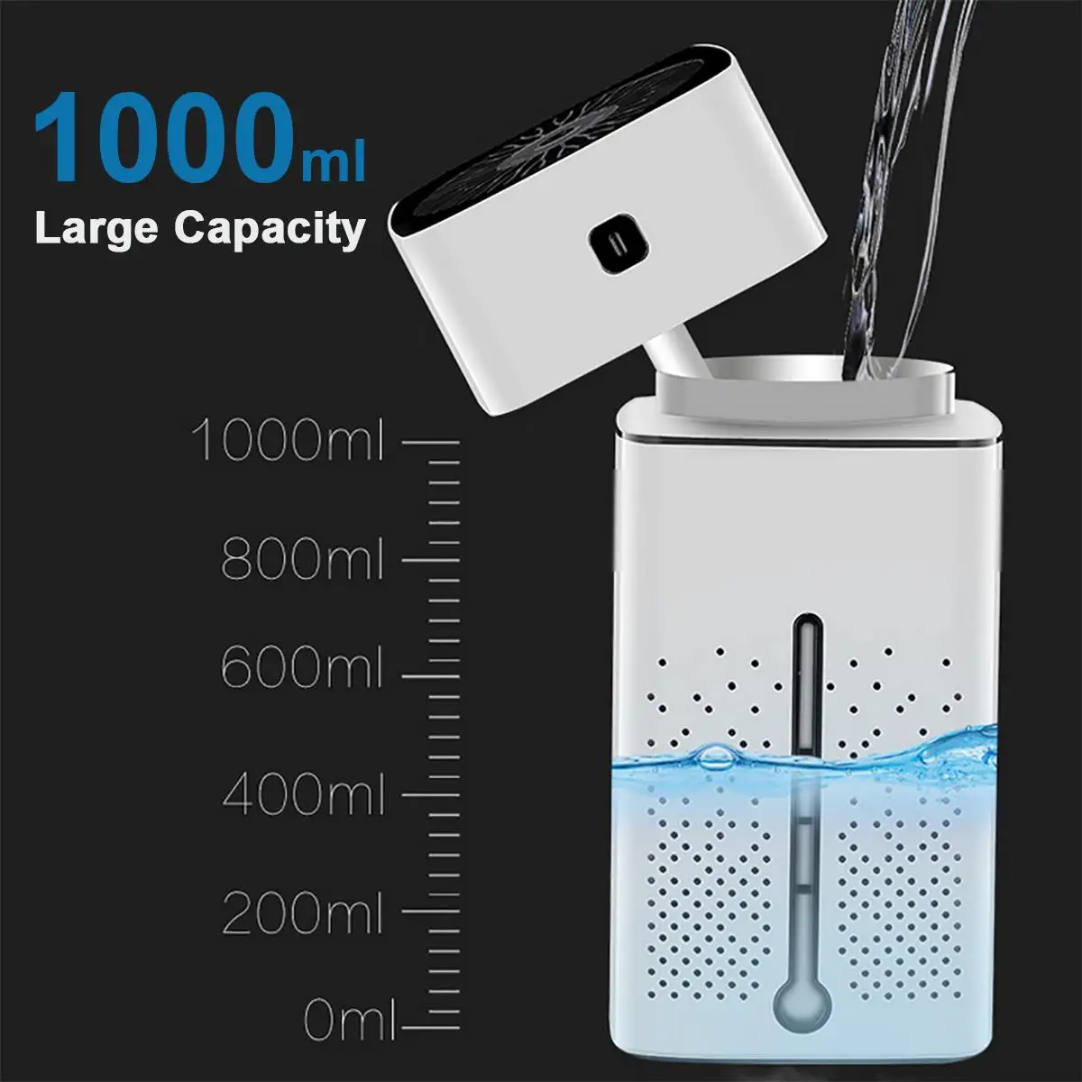 Pаспродажа Светодиодный Ночной светильник, очиститель тумана, 1000 мл, увлажнитель воздуха, ультразвуковой USB диффузор, арома, эфирное масло, увлажнитель...