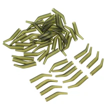 Lixada 50 шт./лот Карп рукав для рыболовного крючка волосы Rig линия выравнивания рукава мягкие анти спутывание Карп рыболовные аксессуары для Pesca