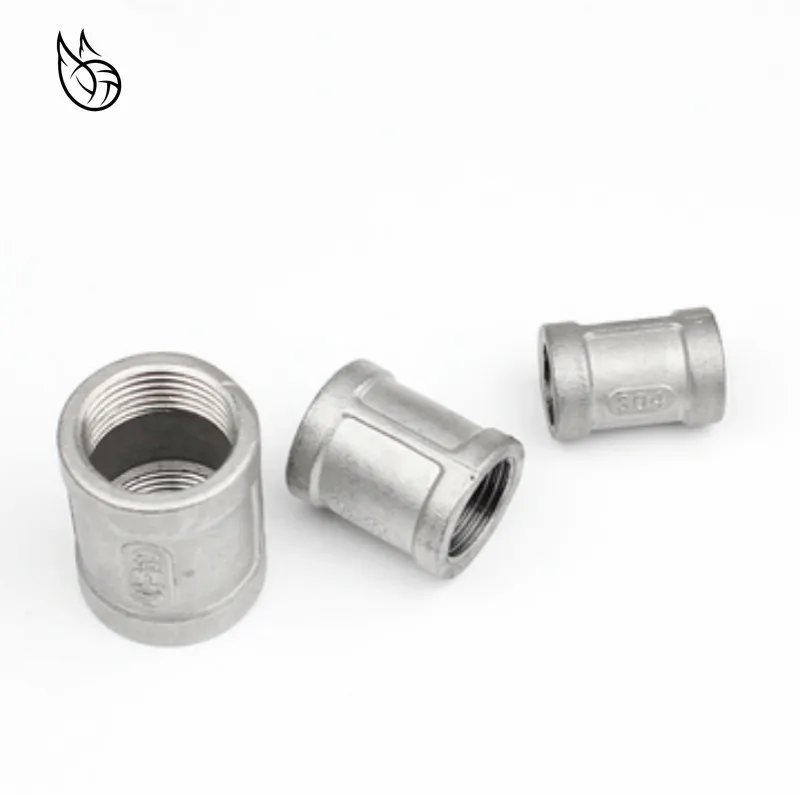 

Water connection 1/8" 1/4" 3/8" 1/2" 3/4" 1-1/4" 1-1/2" Female Threaded Coupling F/F Stainless Steel SS304 Couple Pipe Fittings