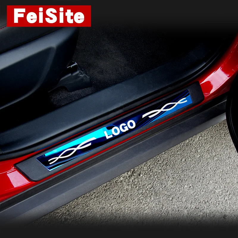 FeiSite car threshold bar welcome pedal Car accessories For Passat Jetta Sagitar | Автомобили и мотоциклы