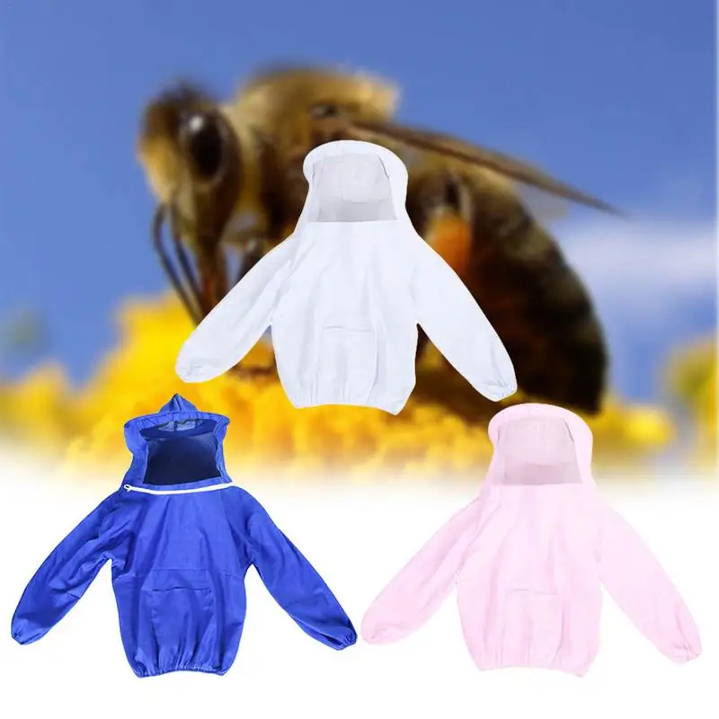 Высококачественный пчелиный костюм с карманом для хранения, анти-пчелиная одежда, сиамская маска на голову, Верхний внешний костюм для пчеловода