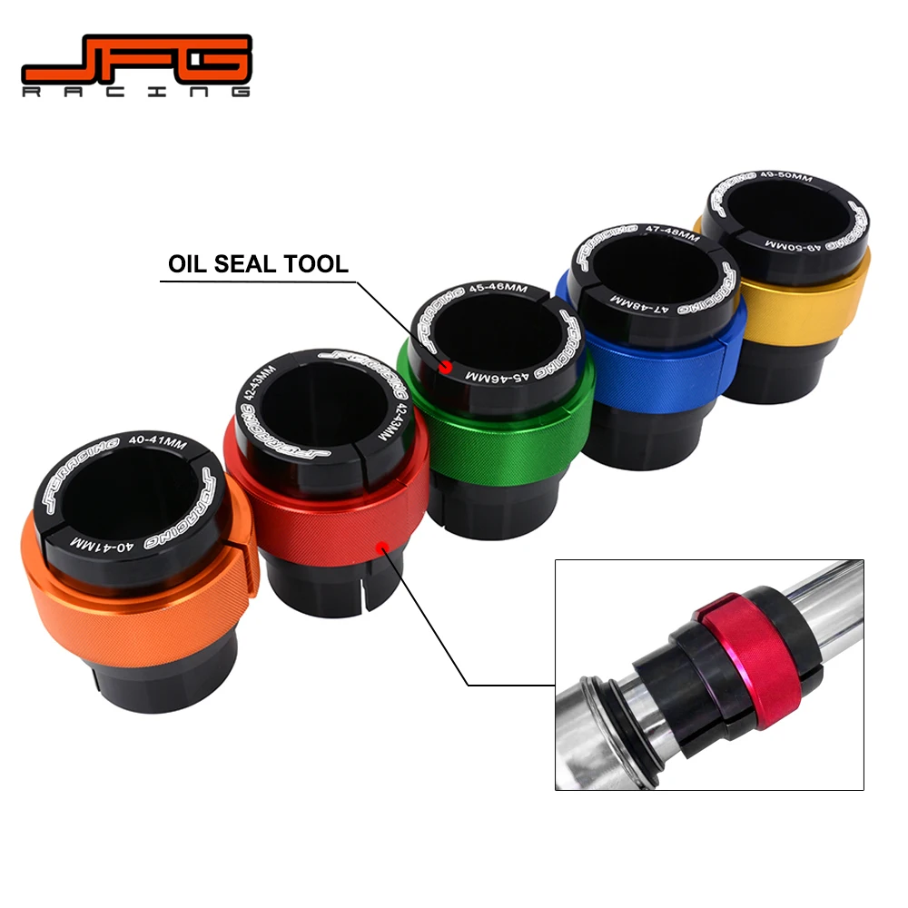 

Motorcycle CNC Universal 40MM-50MM Front Fork Seal Driver Shock Absorber Oil Tooling For YAMAHA KTM HONDA HONDA SUZUKI