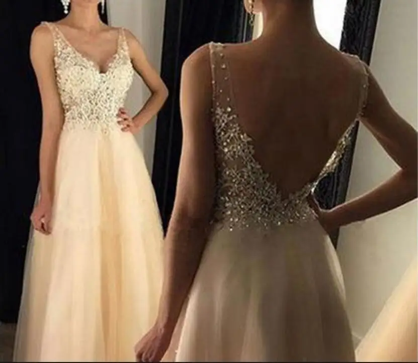 Модные платья Очаровательное длинное вечернее платье Vestido ТРАПЕЦИЕВИДНОЕ ПЛАТЬЕ