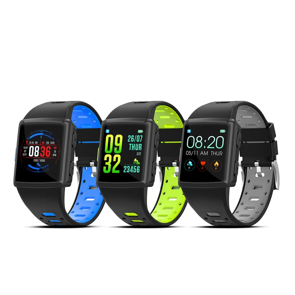 

M3 Plus GPS 1.3''Big IPS Touch-Screen Smart Watch IP68 Waterproof Heart Rate Weather Forecast Sport Fitness Bracelet Men Women