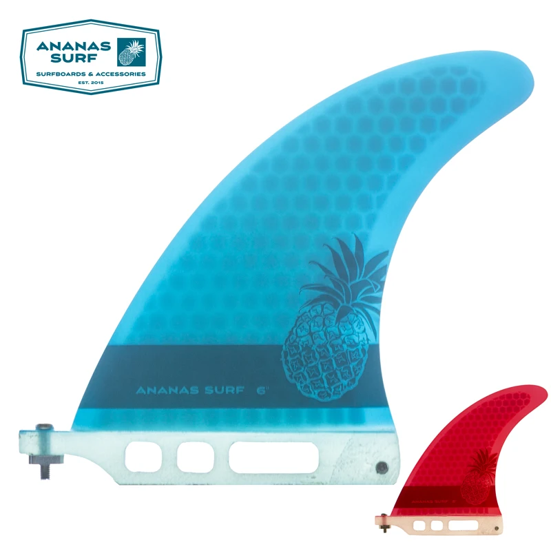 

Ananas Surf surfboard center single fin 6" longboard 6 inch us base sup accessories