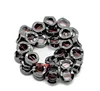 hot Gunmetal Created Hematite Circle/ Ring Loose Beads 12mm(1/2
