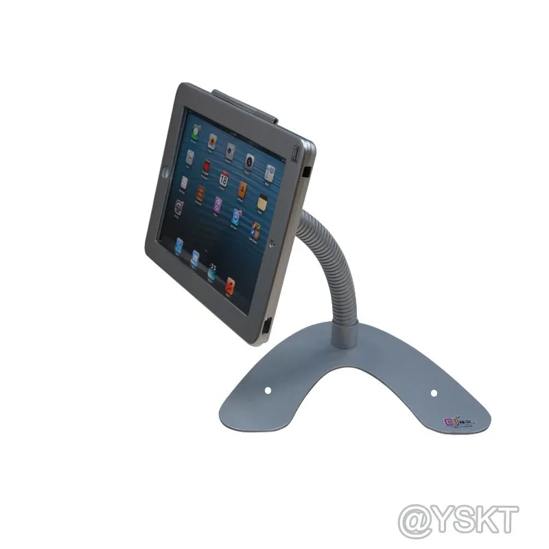 Для 10,2 iPad стойка безопасности столешница Блокировка поддержка с гибким gooseneck дисплей Настольный держатель для mini/air/9,7/10,5/11