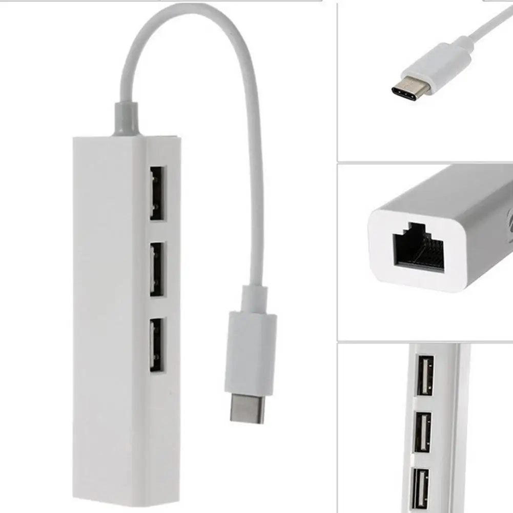 USB 3,1 type-C передача RJ-45 сетевой Ethernet интерфейс концентратор сетевой конвертер