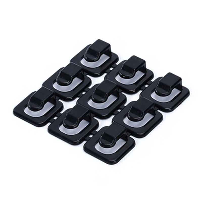 

18 Pc line Cord Wire Line Organizer Clips Fixer Fastener Tidy Holder Desk Wall Organizer Tie Fixer Organizer Line Clamp