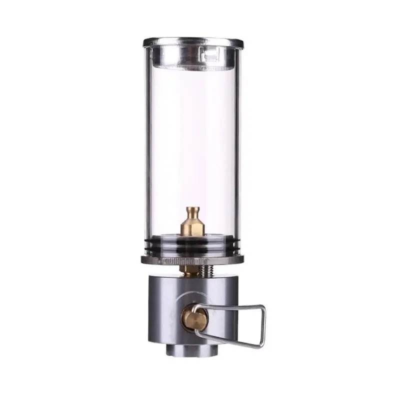 

Mini Outdoor Portable Camping Butane Gas Lantern Candle Tent Lamp Light