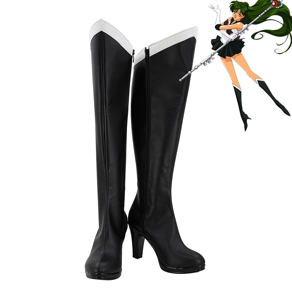 

Sailor Moon Sailor Pluto Meiou Setsuna Cosplay Shoes Women Boots