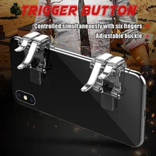 Джойстик для мобильного телефона Геймпад контроллер геймера Кнопка триггера для мобильного смартфона планшета PUBG