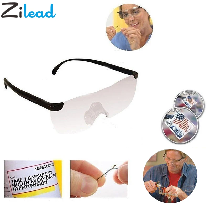 Zilead 250 Degree Vision Glasses Magnifier Magnifying Eyewear Reading Portable Gift For Parents Presbyopic Magnification | Аксессуары