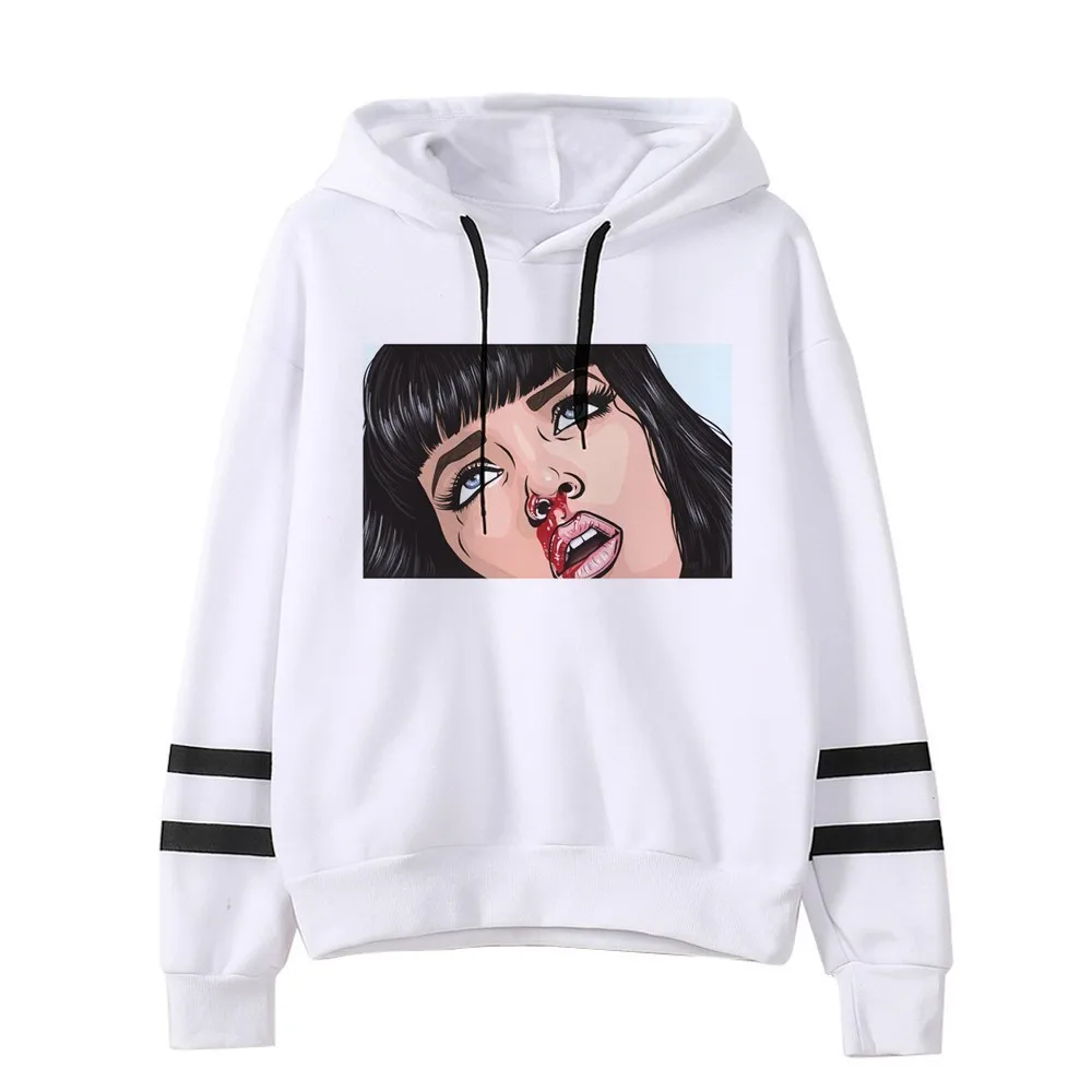 Новинка 2019 Толстовка Оверсайз с капюшоном криминальной фантастики Mia Wallace