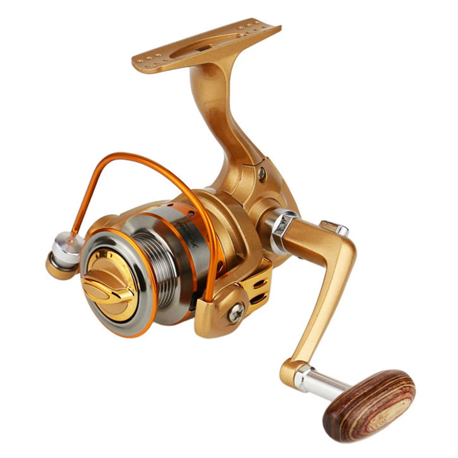 HOT-Yumoshi Mini Small Fishing Reel,12+1Bb,5.5:1 Fly Fishing Wheel Spinning Reel,Engineering plastic