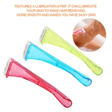 6 слоев 3 шт./компл. Бритва для удаления волос пластиковая ручка триммер для волос для тела формирователь инструмент для бритья