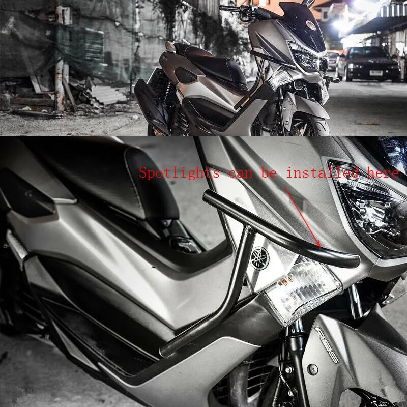 Для YAMAHA NMAX 125 NMAX 155- аксессуары Передняя верхняя ЗАЩИТА аварийная рама протектор