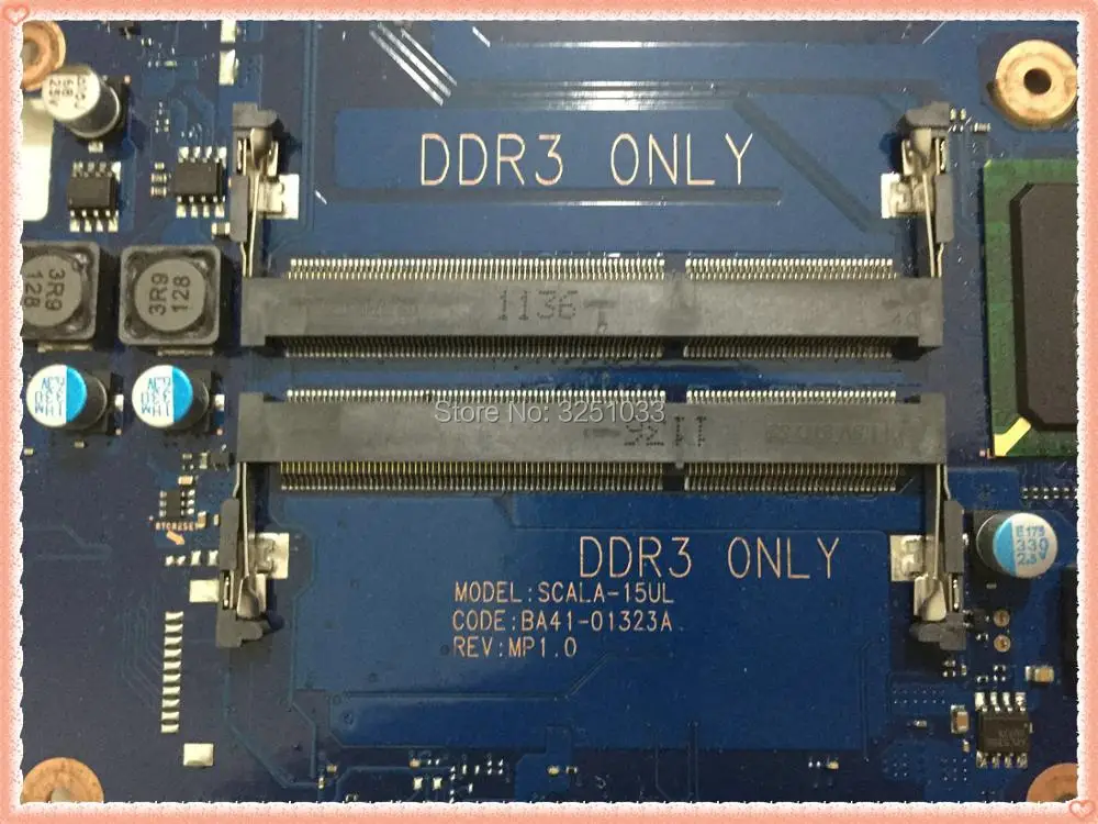 Для samsung RV510 Материнская плата ноутбука BA92-06564A BA92-06564B BA41-01323A SCALA-15UL GL40 DDR3 материнская плата тестирование Быстрая