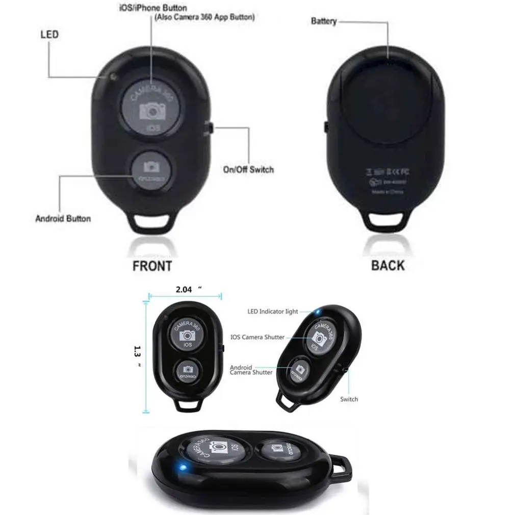 Горячая 2019 селфи палка телескопическая Bluetooth беспроводной пульт дистанционного
