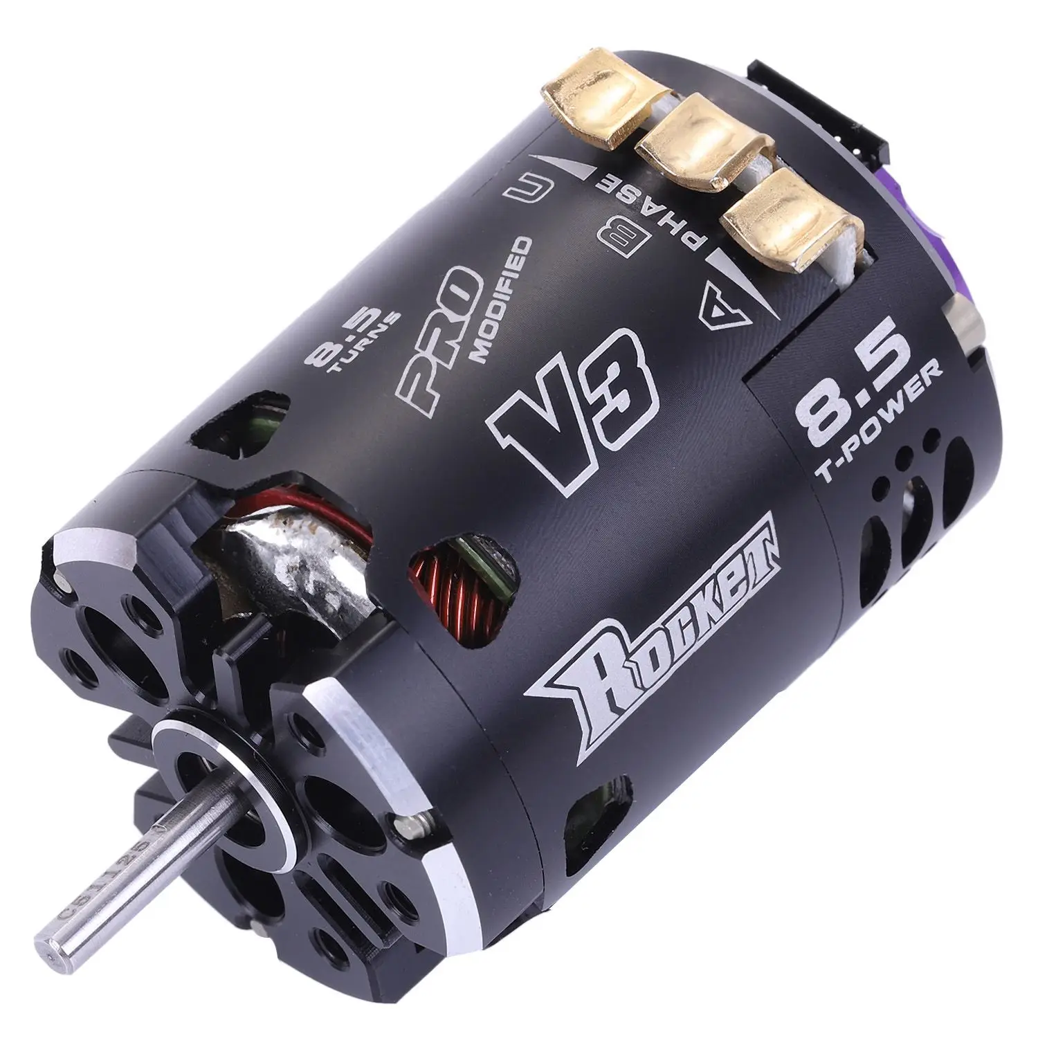 Сенсорный бесколлекторный мотор SURPASS HOBBY 540 8 5 T 4250KV V3 модифицированный для