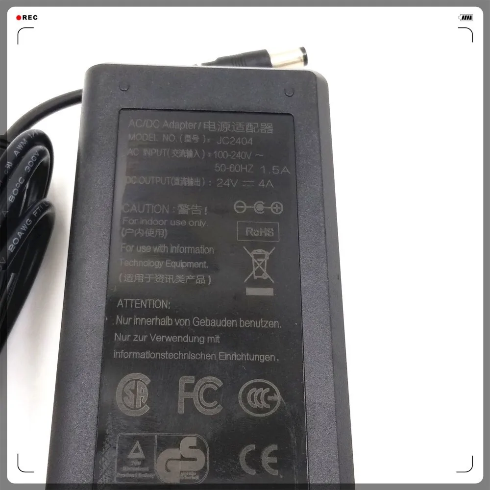 DC 24V 4A источник питания EU Plug аудио усилитель мощности AC 100V 240V конвертер Импульсный