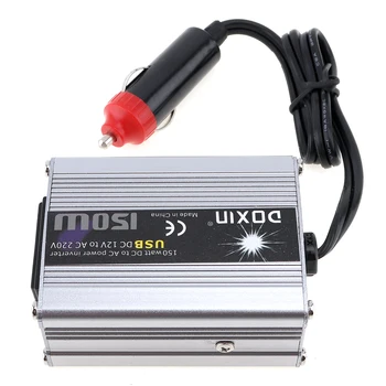 

12V to 220V dc to ac 300w peak voltage Vehicle Boat Car converter 150w power Modified sine wave inverter with USB