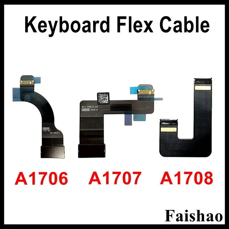 

Brand New Original Keyboard Flex Cable 821-00650-A/05 821-00612-A 821-01046-01 for Macbook Pro Retina 13" 15" A1706 A1707 A1708